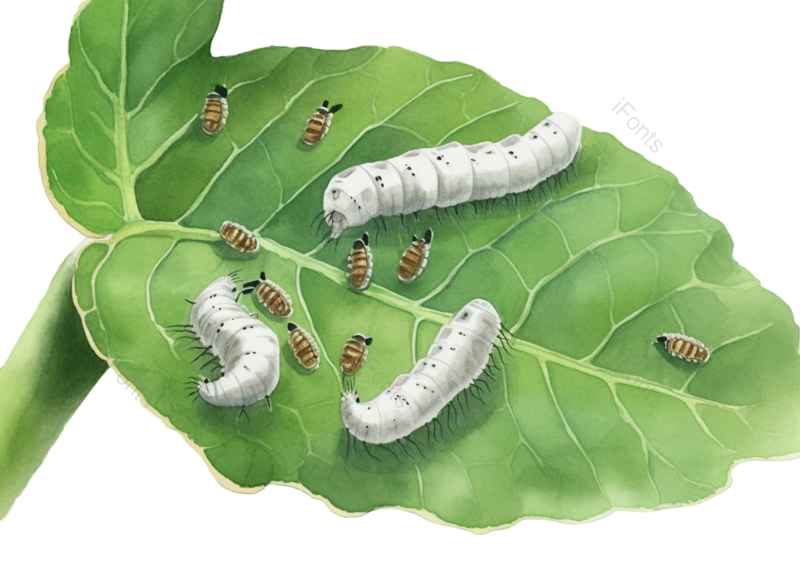 叶子图片,户外元素,水彩画PNG,白色免抠素材